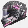 LS2 - CASCO MOTO INTEGRALE VECTOR II DARFLO - NERO/ROSA