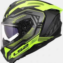 LS2 - CASCO MOTO INTEGRALE CHALLENGER II DRAVIX FF817 - NERO/GIALLO