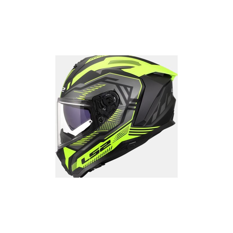 LS2 - CASCO MOTO INTEGRALE CHALLENGER II DRAVIX FF817 - NERO/GIALLO