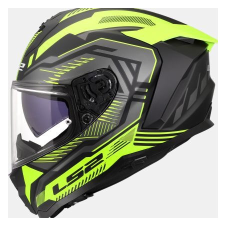LS2 - CASCO MOTO INTEGRALE CHALLENGER II DRAVIX FF817 - NERO/GIALLO