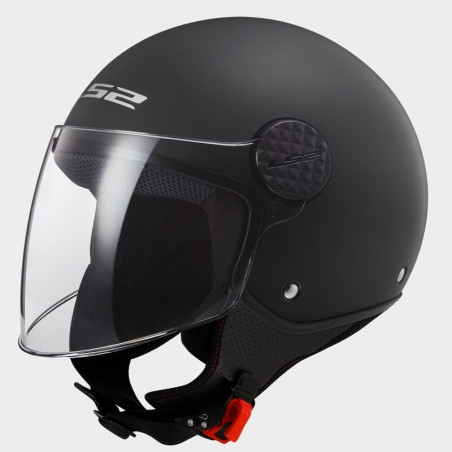 LS2 - CASCO MOTO JET OF558 SPHERE II - NERO OPACO