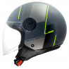 LS2 - CASCO MOTO JET OF558 SPHERE LUX II FIRM - GRIGIO GIALLO FLUO