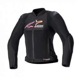 ALPINESTARS - GIACCA MOTO ESTIVA DONNA STELLA SMX AIR NERO/ROSA