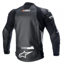 ALPINESTARS - GIACCA MOTO IN PELLE GP FORCE NERO