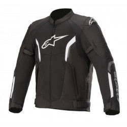 ALPINESTARS - GIACCA MOTO IN TESSUTO AST V2 AIR NERO/BIANCO