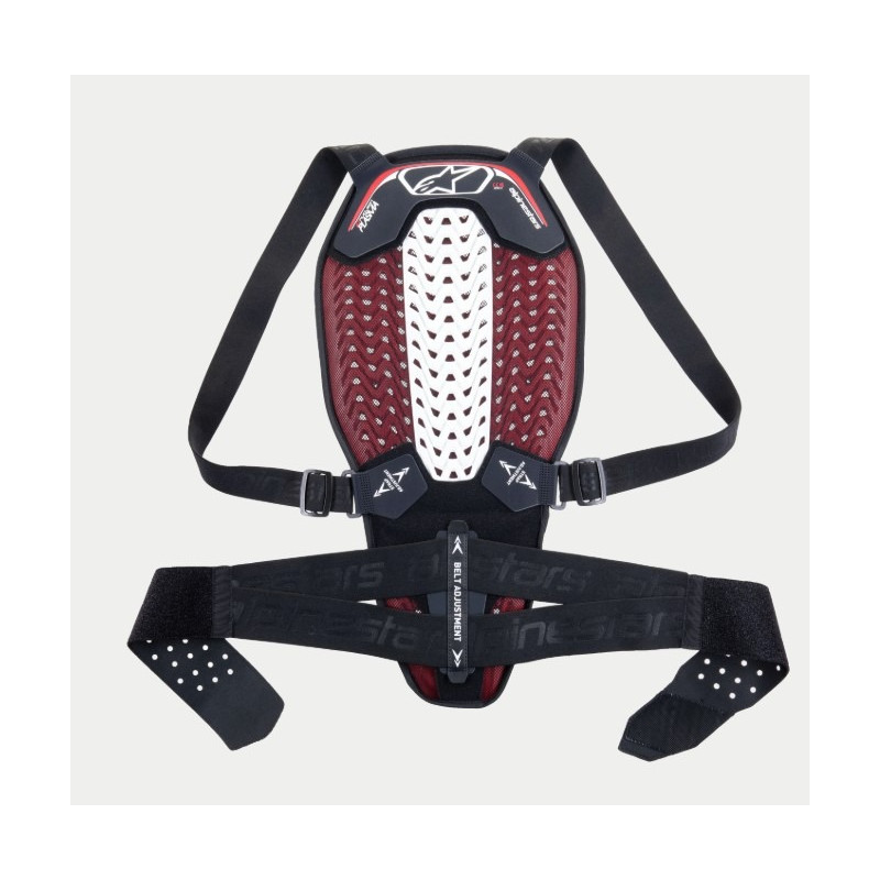 ALPINESTARS - PARASCHIENA CON BRETELLE NUCLEON PLASMA - NERO/ROSSO/BIANCO
