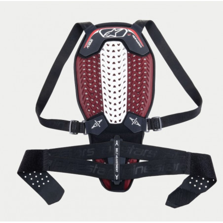 ALPINESTARS - PARASCHIENA CON BRETELLE NUCLEON PLASMA - NERO/ROSSO/BIANCO