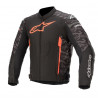ALPINESTARS - GIACCA MOTO IN TESSUTO T-GP PLUS R V3 NERO/ROSSO CAMO