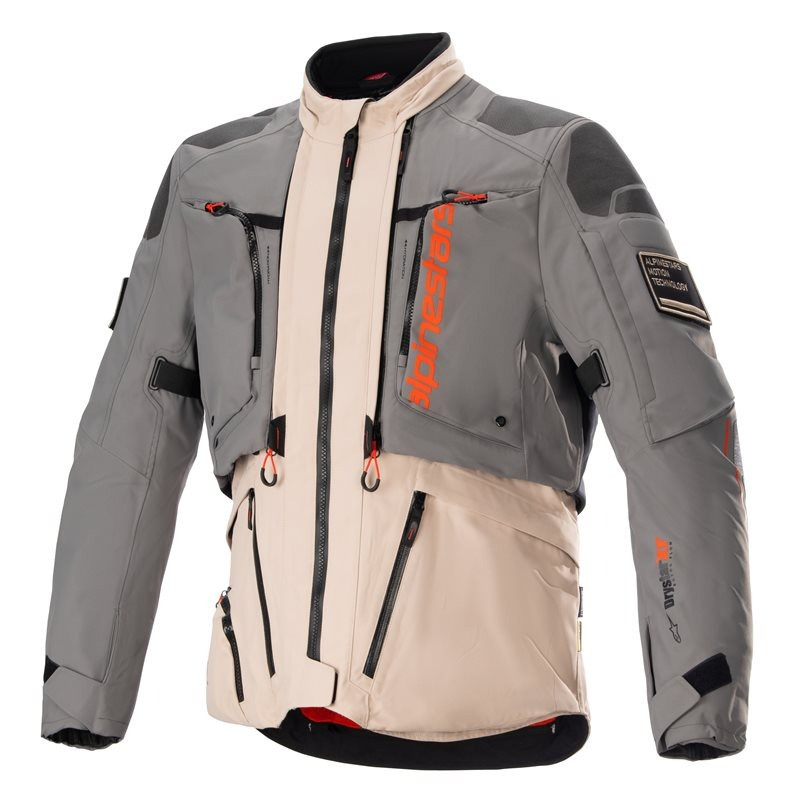 ALPINESTARS - GIACCA MOTO TOURING AMT-10R DRYSTAR XF GRIGIO/BEIGE/ARANCIONE ALPINESTARS - GIACCA MOTO TOURING AMT-10R DRYSTAR XF GRIGIO/BEIGE/ARANCIONE