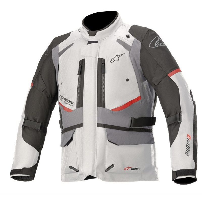 ALPINESTARS - GIACCA MOTO TOURING ANDES V3 DRYSTAR GRIGIO/NERO ALPINESTARS - GIACCA MOTO TOURING ANDES V3 DRYSTAR GRIGIO/NERO