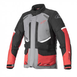 ALPINESTARS - GIACCA MOTO TOURING ANDES V3 DRYSTAR NERO/GRIGIO/ROSSO