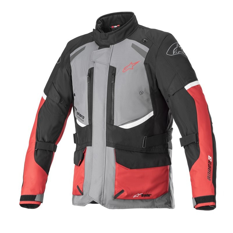 ALPINESTARS - GIACCA MOTO TOURING ANDES V3 DRYSTAR NERO/GRIGIO/ROSSO ALPINESTARS - GIACCA MOTO TOURING ANDES V3 DRYSTAR NERO/GRIGIO/ROSSO