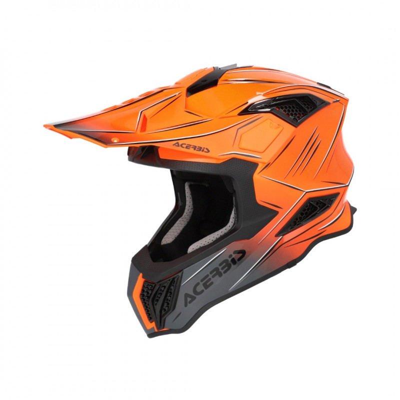 ACERBIS - CASCO MOTOCROSS AIRSTRIKE X - ARANCIONE/GRIGIO