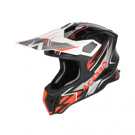 ACERBIS - CASCO MOTOCROSS AIRSTRIKE X - NERO/ROSSO/BIANCO