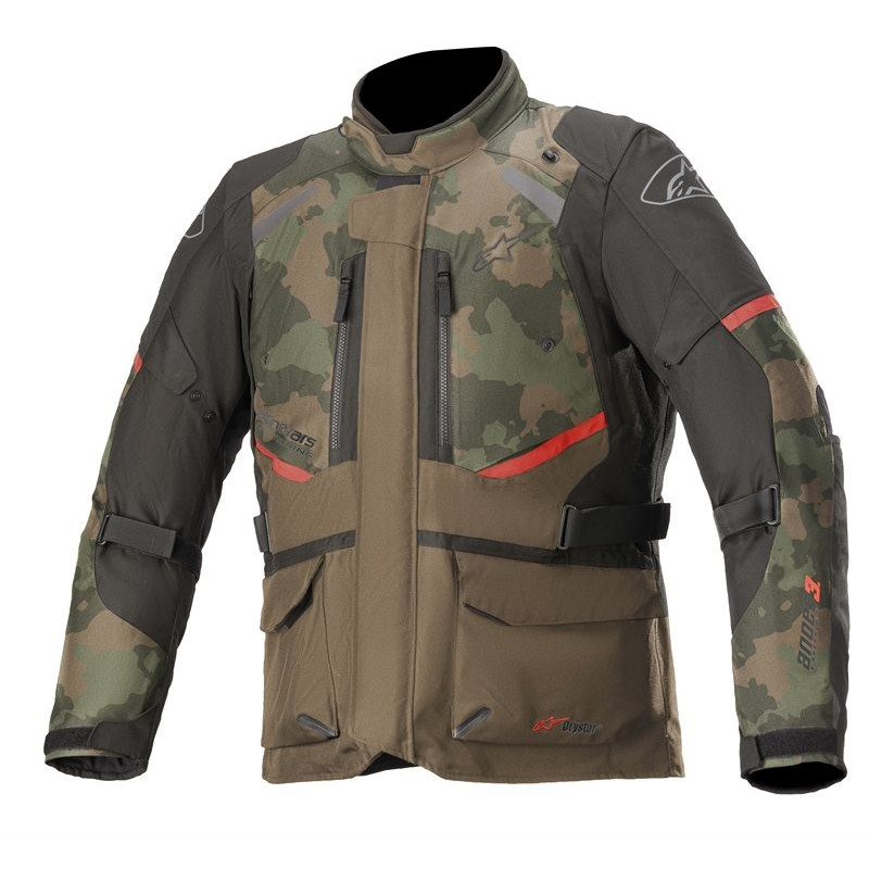 ALPINESTARS - GIACCA MOTO TOURING ANDES V3 DRYSTAR VERDE/MARRONE ALPINESTARS - GIACCA MOTO TOURING ANDES V3 DRYSTAR VERDE/MARRONE
