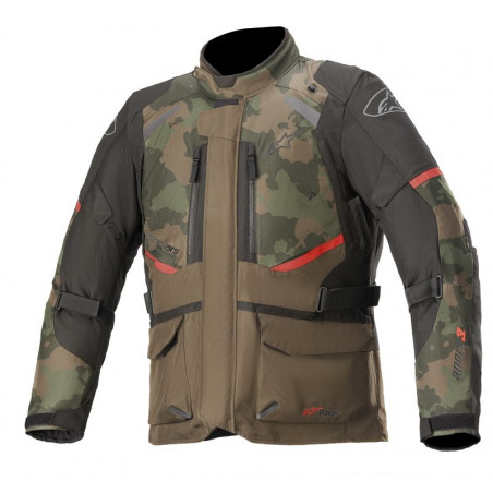 ALPINESTARS - GIACCA MOTO TOURING ANDES V3 DRYSTAR VERDE/MARRONE