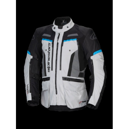 ALPINESTARS - GIACCA MOTO TOURING BOGOTA' PRO DRYSTAR - GRIGIO/NERO/AZZURRO