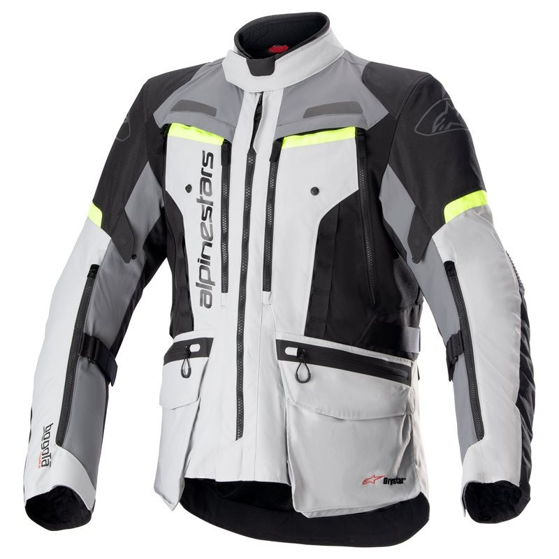 ALPINESTARS - GIACCA MOTO TOURING BOGOTA' PRO DRYSTAR GRIGIO/NERO/GIALLO FLUO ALPINESTARS - GIACCA MOTO TOURING BOGOTA' PRO DRYSTAR GRIGIO/NERO/GIALLO FLUO