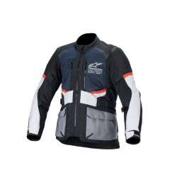 ALPINESTARS - GIACCA MOTO TOURING ESTIVA ANDES AIR DRYSTAR BLU/GRIGIO/ROSSO