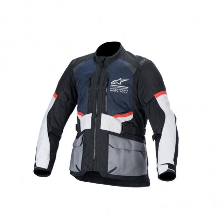 ALPINESTARS - GIACCA MOTO TOURING ESTIVA ANDES AIR DRYSTAR BLU/GRIGIO/ROSSO