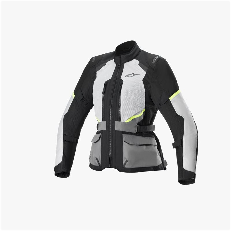 ALPINESTARS - GIACCA MOTO TOURING ESTIVA DONNA STELLA ANDES AIR DRYSTAR NERO/GRIGIO/GIALLO FLUO ALPINESTARS - GIACCA MOTO TOURING ESTIVA DONNA STELLA ANDES AIR DRYSTAR NERO/GRIGIO/GIALLO FLUO