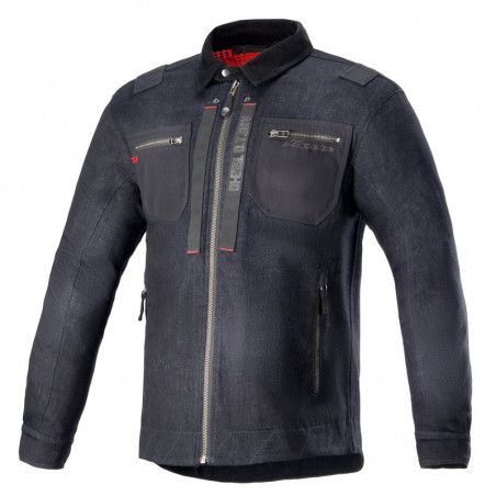 ALPINESTARS - GIACCA MOTO URBAN JEANS DIESEL TOSHIO BLU/NERO