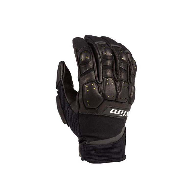 KLIM - GUANTI MOTO IN PELLE DAKAR PRO 2025 - NERO