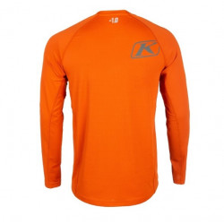 KLIM - MAGLIA MANICHE LUNGHE INTIMA TECNICA ESTIVA AGGRESSOR COOL -1.0 - ARANCIONE