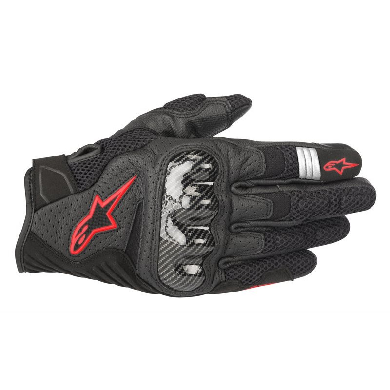 ALPINESTARS - GUANTI MOTO ESTIVI SMX-1 AIR V2 - NERO/ROSSO FLUO ALPINESTARS - GUANTI MOTO ESTIVI SMX-1 AIR V2 - NERO/ROSSO FLUO
