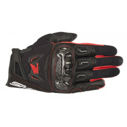 ALPINESTARS - GUANTI MOTO ESTIVI SMX-2 AIR CARBON V2 HONDA NERO/ROSSO