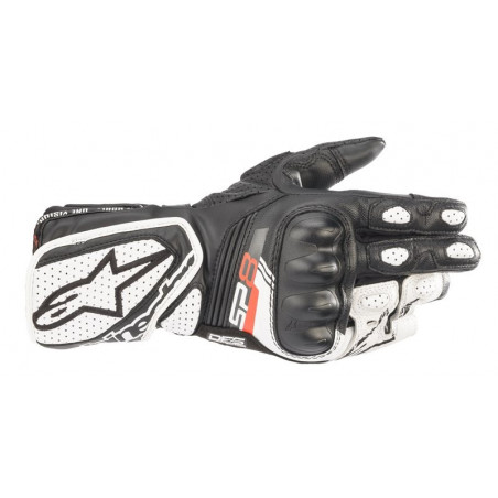 ALPINESTARS - GUANTI MOTO IN PELLE DONNA STELLA SP-8 V3 - NERO/BIANCO