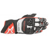 ALPINESTARS - GUANTI MOTO IN PELLE GP PRO R3 - NERO/BIANCO/ROSSO