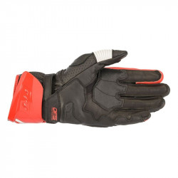 ALPINESTARS - GUANTI MOTO IN PELLE GP PRO R3 - NERO/BIANCO/ROSSO