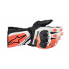 ALPINESTARS - GUANTI MOTO IN PELLE SP-8 V3 - NERO/BIANCO/ROSSO FLUO