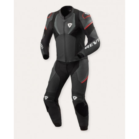 REV'IT - TUTA MOTO DIVISIBILE COMBI BETA 2 - NERO/ROSSO