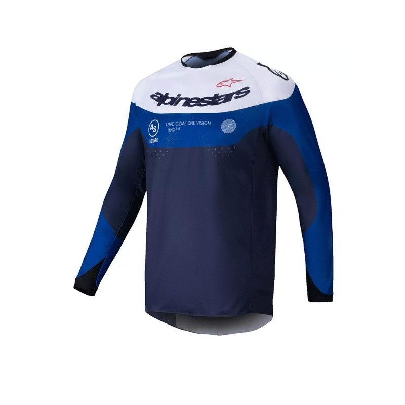 ALPINESTARS - MAGLIA ENDURO PRO-DURA - BLU/BIANCO