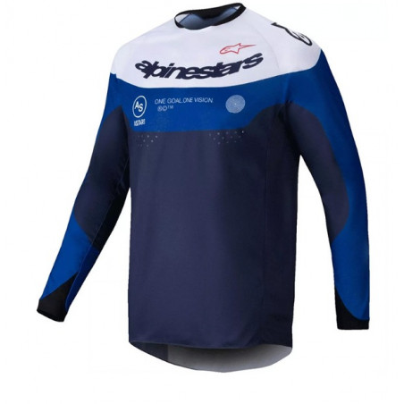 ALPINESTARS - MAGLIA ENDURO PRO-DURA - BLU/BIANCO
