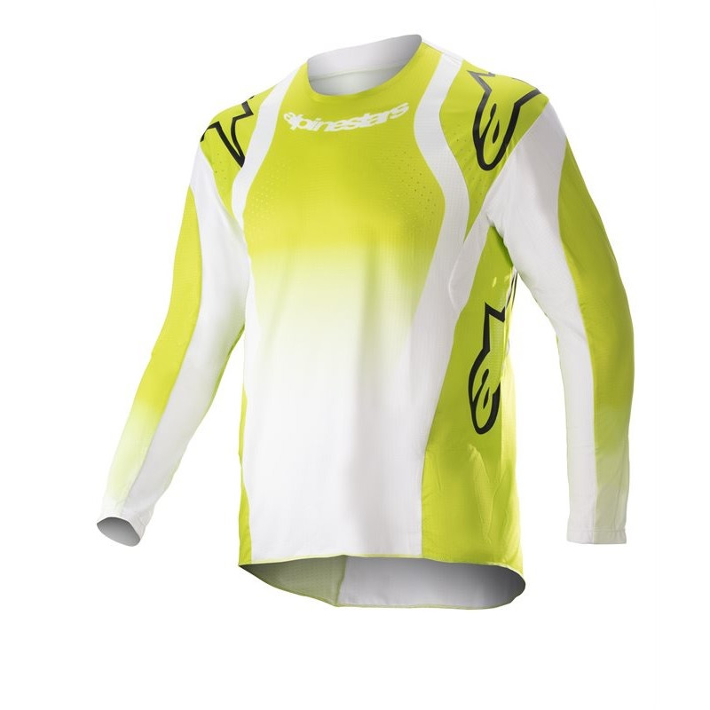 ALPINESTARS - MAGLIA MOTOCROSS BAMBINO YOUTH RACER PUSH GIALLO FLUO/BIANCO