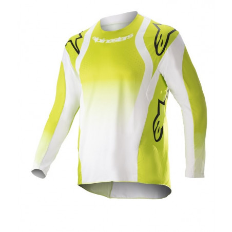 ALPINESTARS - MAGLIA MOTOCROSS BAMBINO YOUTH RACER PUSH GIALLO FLUO/BIANCO