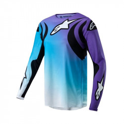 ALPINESTARS - MAGLIA MOTOCROSS DONNA STELLA FLUID AZZURRO/VIOLA