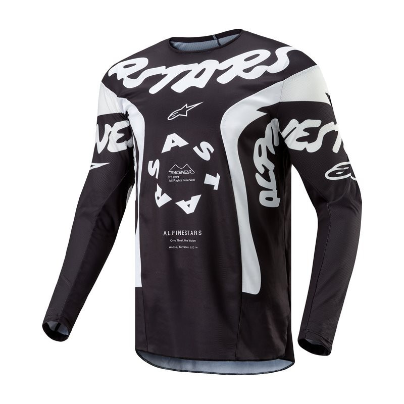 ALPINESTARS - MAGLIA MOTOCROSS RACER HANA NERO/BIANCO