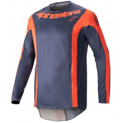 ALPINESTARS - MAGLIA MOTOCROSS TECHSTAR ARCH BLU/ARANCIONE