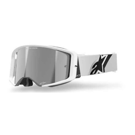 ALPINESTARS - MASCHERINA MOTOCROSS SUPERTECH CORP LENTE A SPECCHIO ARGENTO