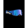 ALPINESTARS - MASCHERINA MOTOCROSS SUPERTECH STREAM LENTE A SPECCHIO BLU - BLU