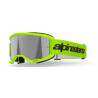 ALPINESTARS - MASCHERINA MOTOCROSS VISION 3 WORDMARK LENTE A SPECCHIO ARGENTO - GIALLO FLUO