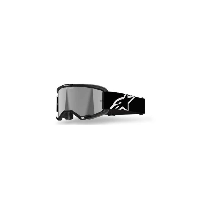 ALPINESTARS - MASCHERINA MOTOCROSS VISION 5 CORP LENTE A SPECCHIO ARGENTO - NERO ALPINESTARS - MASCHERINA MOTOCROSS VISION 5 CORP LENTE A SPECCHIO ARGENTO - NERO