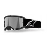 ALPINESTARS - MASCHERINA MOTOCROSS VISION 5 CORP LENTE A SPECCHIO ARGENTO - NERO