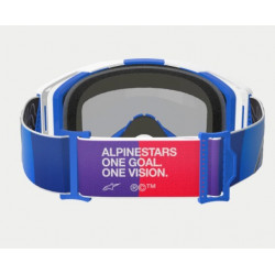 ALPINESTARS - MASCHERINA MOTOCROSS VISION 8 CORP LENTE A SPECCHIO BLU - BLU/BIANCO