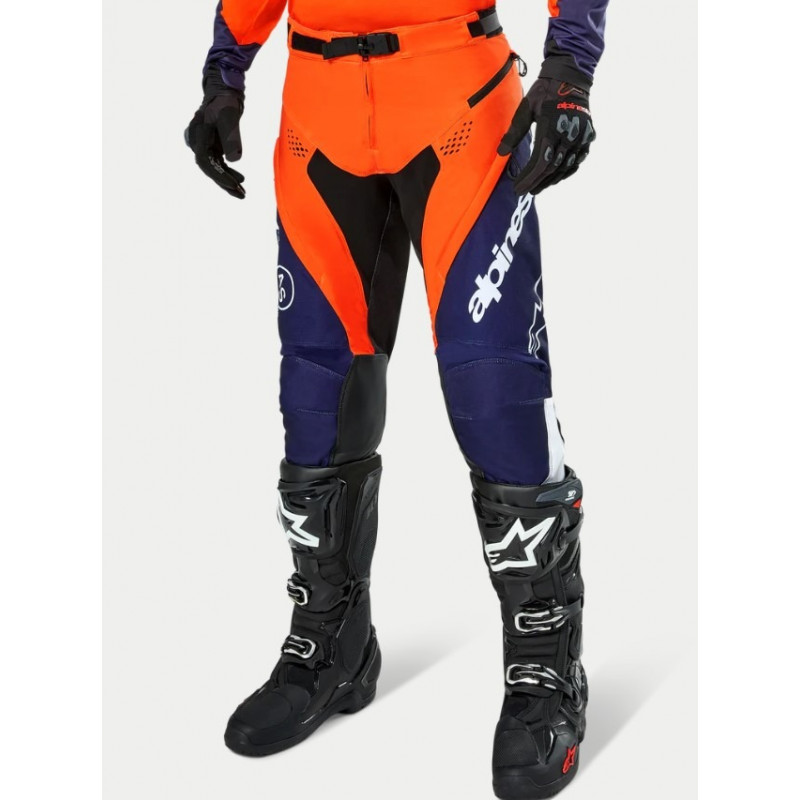 ALPINESTARS - PANTALONE ENDURO PRO-DURA - ARANCIONE/BLU