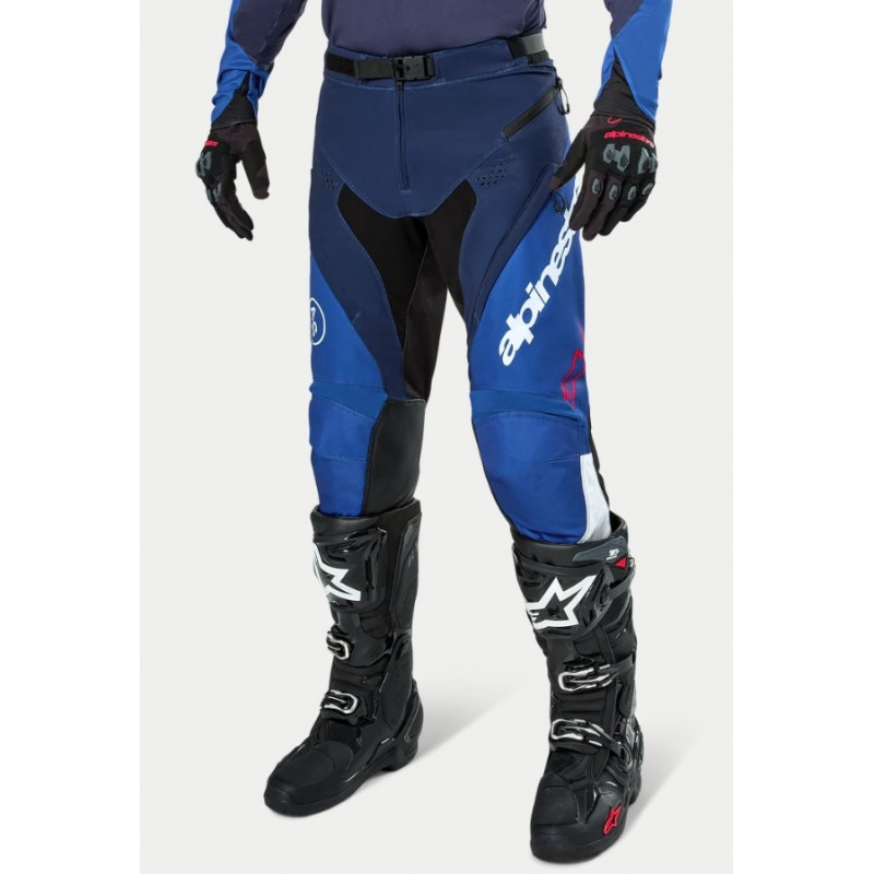 ALPINESTARS - PANTALONE ENDURO PRO-DURA - BLU/BIANCO